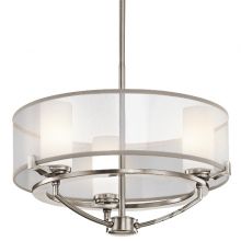 Saldana żyrandol klasyczna cyna 3 x 40W G9